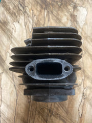 jonsered 670 chainsaw piston and cylinder set (with boot type intake) #2