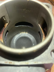 jonsered 670 chainsaw piston and cylinder set (with boot type intake) #2