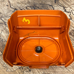 stihl 044 av chainsaw air filter cover and nut #3