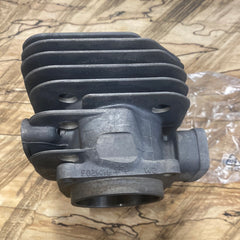 Jonsered 670 chainsaw cylinder and piston kit (with boot type intake) new Mahle (upstairs)