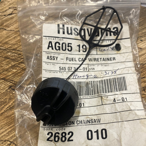 Poulan HB280 blower fuel cap new 545 07 3101 (bin H6)