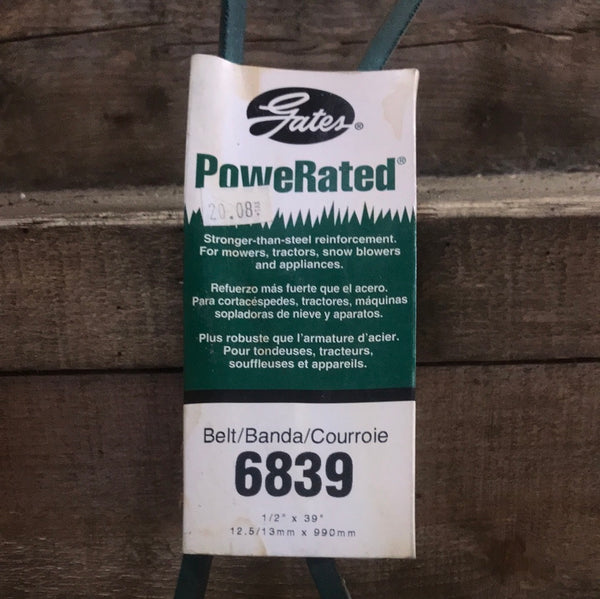 Mower belt Gates PowerRated 6839 new (beltbox)