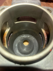 jonsered 670 chainsaw piston and cylinder set (with boot type intake) #2