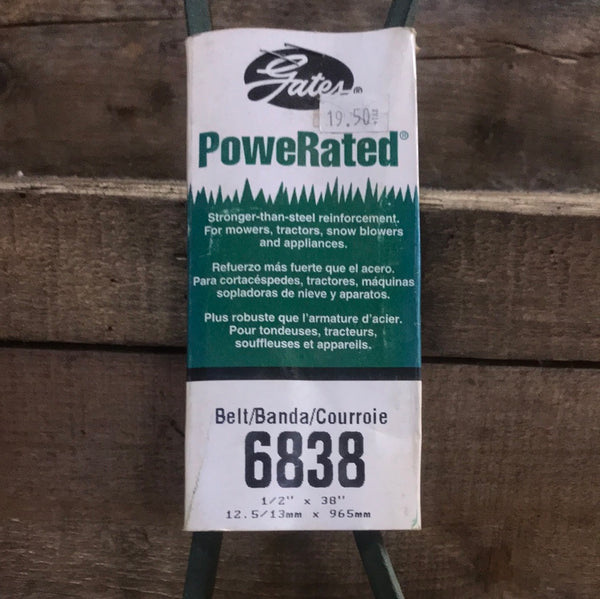 Mower belt Gates PowerRated 6838 new (beltbox)