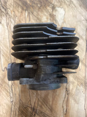 jonsered 670 chainsaw piston and cylinder set (with boot type intake) #2