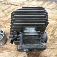 Stihl 045 AV Chainsaw 50mm OEM Piston and Cylinder Kit new OEM 1115 020 1200 (upstairs)