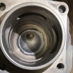 Jonsered 670 chainsaw cylinder (with boot type intake) new Mahle (upstairs)