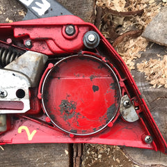 Efco 156 165 chainsaw chain cover brake assembly #2