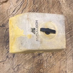 mcculloch pro mac 610, 650, 605 chainsaw yellow / orange air filter cover #4