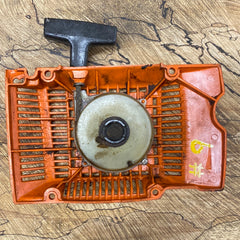 husqvarna 61 chainsaw starter recoil cover and pulley assembly #9