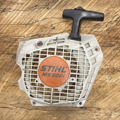 Stihl MS500i chainsaw starter assembly used