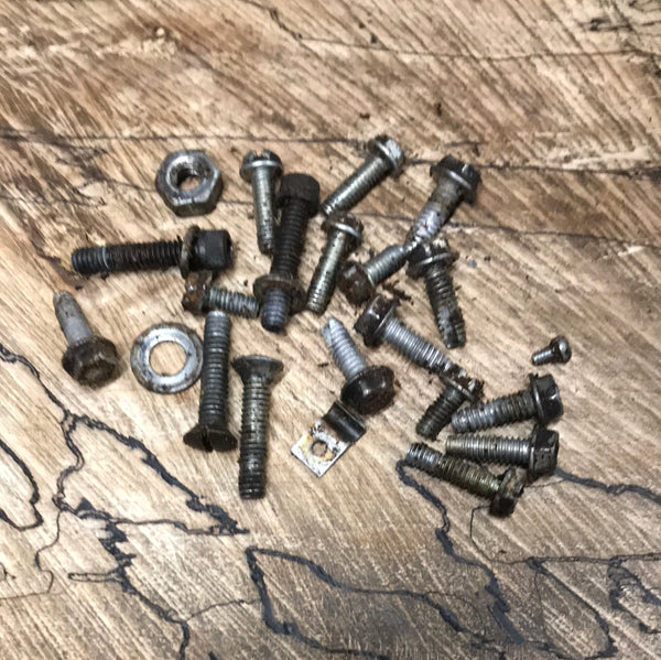 Lombard Super Lightning chainsaw lot of assorted hardware /1