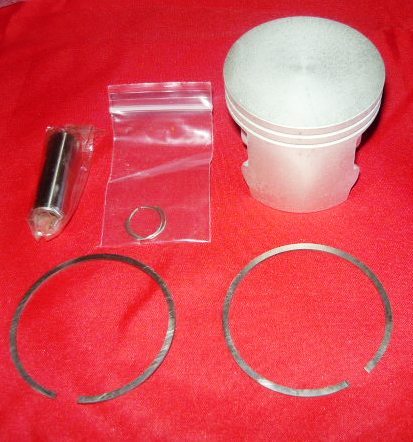 Meteor Piston Kit For Husqvarna 395 & 395XP Chainsaw - 56mm With Rings, Made In Italy