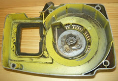 john deere 60v chainsaw starter/recoil cover, pulley and grip assembly #2