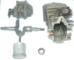 frontier mark I chainsaw shortblock-piston, cylinder, crankshaft