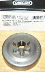 POULAN PRO 255, 295, 2500, 2600, P600 PARTNER 365, 405, JONSERED 2041, 2036, 2040 HUSQVARNA 36, 41, 136 CHAINSAW OREGON 3/8LP-6 SPUR SPROCKET DRUM NEW pn 41569x (SPRKT BIN 4)