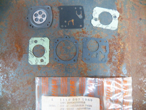 stihl 041 chainsaw set of carburetor parts 1110 007 1060 new (st-204)