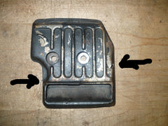 dolmar 117, 119, 120, 120s chainsaw muffler front only front