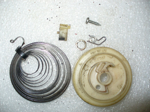 stihl 010, 011 chainsaw starter pulley and spring