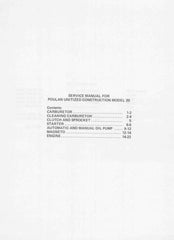 Poulan XX 20 Chainsaw Workshop downloadable pdf Service and Repair Manual