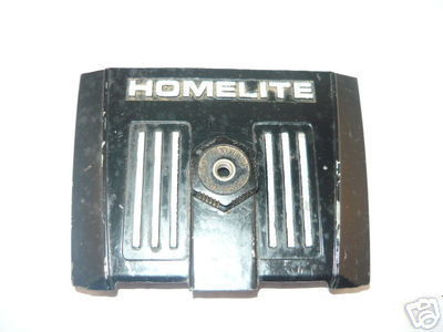 Homelite XL 1 XL1, Super EZ Chainsaw black, metal Air Filter Cover w/Nut