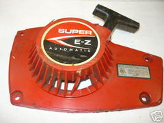 Homelite Super EZ Starter recoil cover and pulley assembly (plastic with broken grilles)