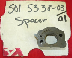 husqvarna 61 chainsaw intake spacer pn 501 53 38-03 /501 53 38-01 new (box H-41)