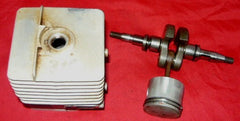 Olympic 240 Chainsaw Piston, Cylinder, Rod, Bearings ++