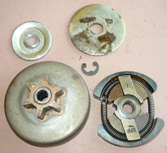 poulan model 4018 chainsaw clutch sprocket assembly
