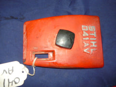 stihl 041 av chainsaw air filter cover and nut #3
