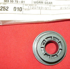 husqvarna 394, 395 chainsw worm drive gear pn 503 55 75-01 new (box H-43)