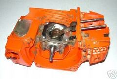 Efco 947 Chainsaw Crankcase Tank & Crankshaft, Rod