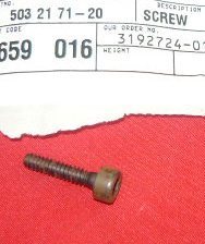 husqvarna trimmer screw pn 503 21 71-20 new bin h-15