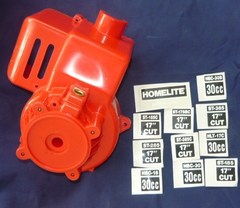 homelite trimmer ST-285 + starter housing cover pn a-06982 new (loc: hm bin 1000)
