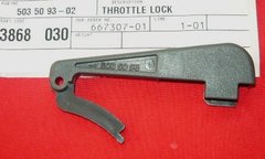 husqvarna 262 chainsaw throttle lock pn 503 50 93-02 new (bin H-11)
