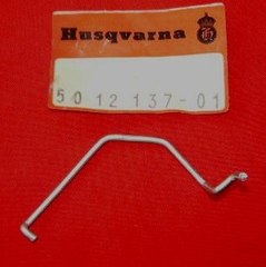 husqvarna 77, 65 L chainsaw throttle rod pn 501 21 37-01 new (bin h-18)