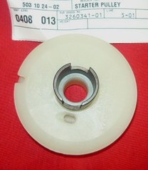 husqvarna 61, 66 chainsaw starter pulley pn 503 10 24-02 new bin h-15
