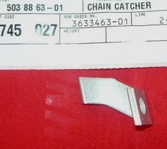 husqvarna 346 + chainsaw chain catcher pn 503 88 63-01 new bin h-50