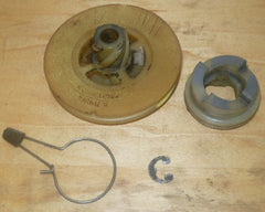 pioneer 2071 chainsaw starter pulley with pinion and yoke