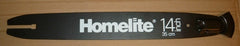 homelite chainsaw brand 14", 3/8 LP pitch chainsaw bar with safety tip new