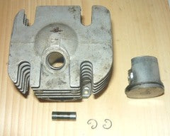 Makita dcs 340, 341, 344 chainsaw piston and cylinder assembly