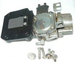 pioneer 3071 chainsaw complete tillotson carburetor with mount and reed