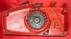 Homelite super 240 classic chainsaw starter recoil cover and pulley assembly #1