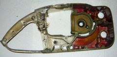 Solo 640 Chainsaw Rear Trigger Handle Crankcase Left Half
