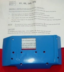 husqvarna 66, 61, 266, 268 chainsaw cooling air screen winter kit pn 503 53 46-71 new box H-2