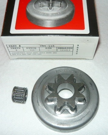Set Di 5 Pignoni A Corona Per Motoseghe Jonsered 2051-455 E Oregon 18720 - 3/8'' 7 Denti