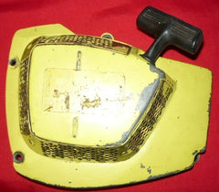 pioneer p41 chainsaw starter recoil cover and pulley assembly
