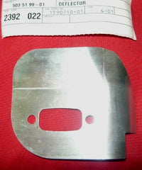 husqvarna 272 & Jonsered 625 chainsaw muffler deflector pn 503 51 99-01 new (box H-46)