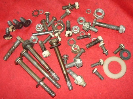 poulan 47 and 48 chainsaw lot of assorted hardware