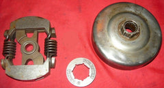 mcculloch pro mac 610, 605, 605, 3.7 timber bear chainsaw rim type clutch assembly
